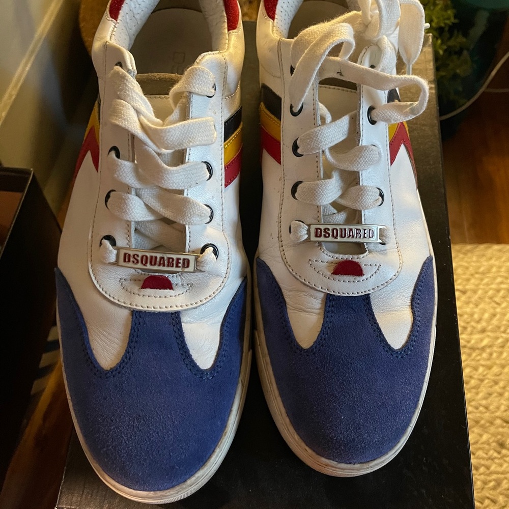 DSquared2 leather sneakers size 10